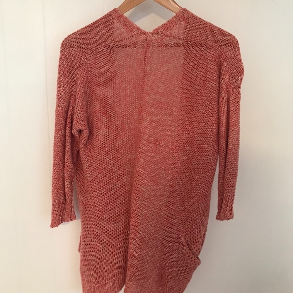 Anthropologie Sparrow 100%Hemp Open Front Cardiga… - image 2